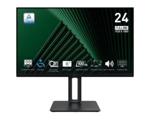 MSI PRO MP245PG 23.8" Full HD IPS 100Hz Height Adjustable Monitor