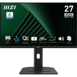 MSI PRO MP275QPG 27" Wide Quad HD IPS 100Hz Height Adjustable Monitor