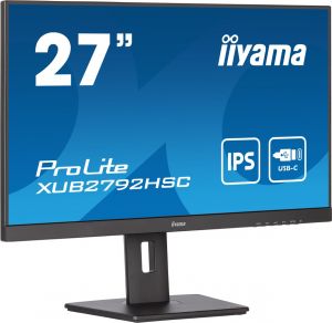 iiyama ProLite 27" Flat Full HD IPS USB-C Height Adjustable Monitor