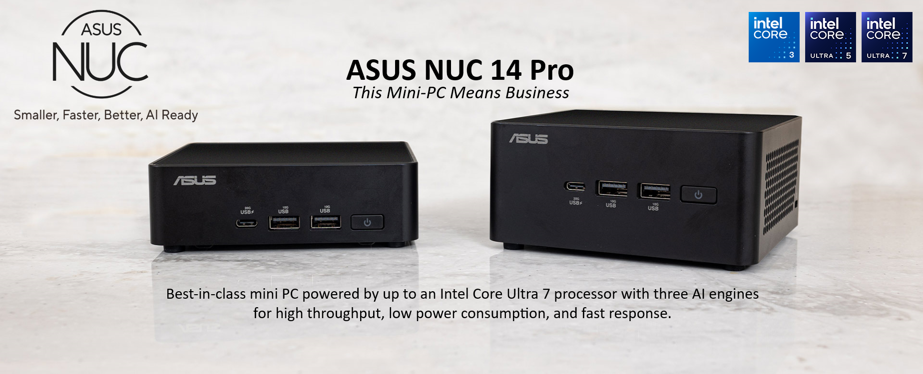 Intel NUC 14 Pro Powerful Mini PC